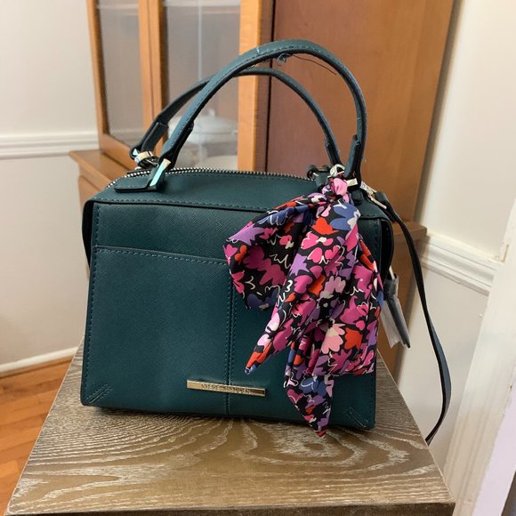 Steve Madden Handbags - Steve Madden Teal Breese Crossbody Bag with Bow